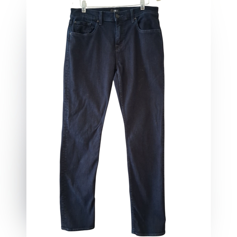 7 For All Mankind Dark Wash Size 33